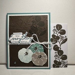 Homemade Greeting Card - Fall/Autumn - Pumpkin- Stampin' Up