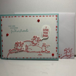 Homemade Greeting Cards - Father&#39;s Day - Mice - Mouse