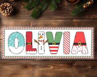 Personalized Name Bookmark | Name Bookmark | Custom Made Bookmark | Christmas Bookmark | Gift for Book Lovers