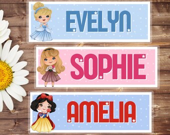 Personalized Princess Name Bookmark | Name Bookmark | Princess Bookmark | Custom Made Bookmark | Gift for Book Lovers