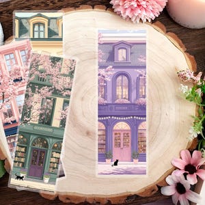 Spring Bookstore Bookmark | Spring Bookmark | Spring Bookstore | Gift ...