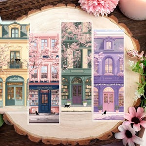 Spring Bookstore Bookmark | Spring Bookmark | Spring Bookstore | Gift ...