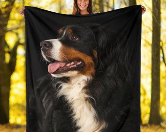 Bernese Mountain Dog Blanket