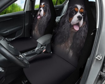 Cavalier King Charles Spaniel car seat covers - set of 2