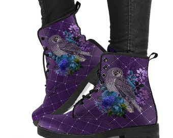 InterestPrint Womens Classic Winter Snow Boots Custom Owl Outdoor Warm Durable Boots InterestPrint Womens Classic Winter Snow Boots Custom Owl Outdoor Warm Durable Boots