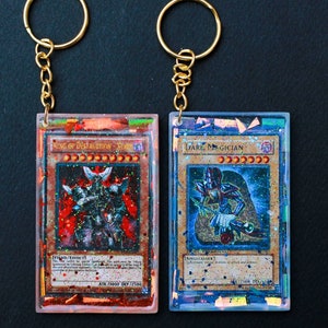Yu-Gi-Oh! Schlüsselanhänger - Yu-Gi-Oh! Diorama Pokemon Magic Harry Potter – Pokemon – personalisierbar – Harz – Proxy-Karte – benutzerdefiniert – Token