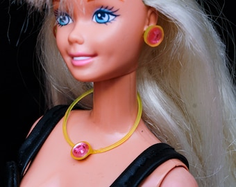 Gioielli Barbie - Barbie Bijoux - Accessori Barbie - Barbie Anni 80 - Barbie Superstar - Barbie Fashion Photo - Barbie PJ - Ring - Necklace