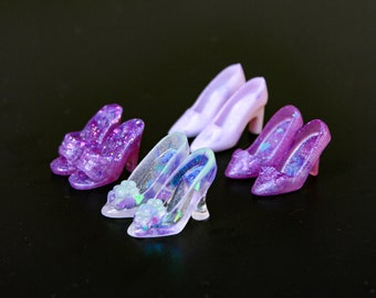 Barbie Shoes - Barbie Shoes - Barbie - Barbie Accessories - Mattel - Barbie Shoes - glow - Lot Barbie Shoes - Cinderella - resin