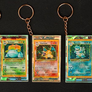 Pokemon-Schlüsselanhänger – Pokémon-Diorama Yu-Gi-Oh! Magic Harry Potter – Pokémon – Personalisierbar – Harz – Gaming – Abschluss – Geschenkidee
