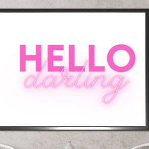 Hello Darling A4 Digital Print