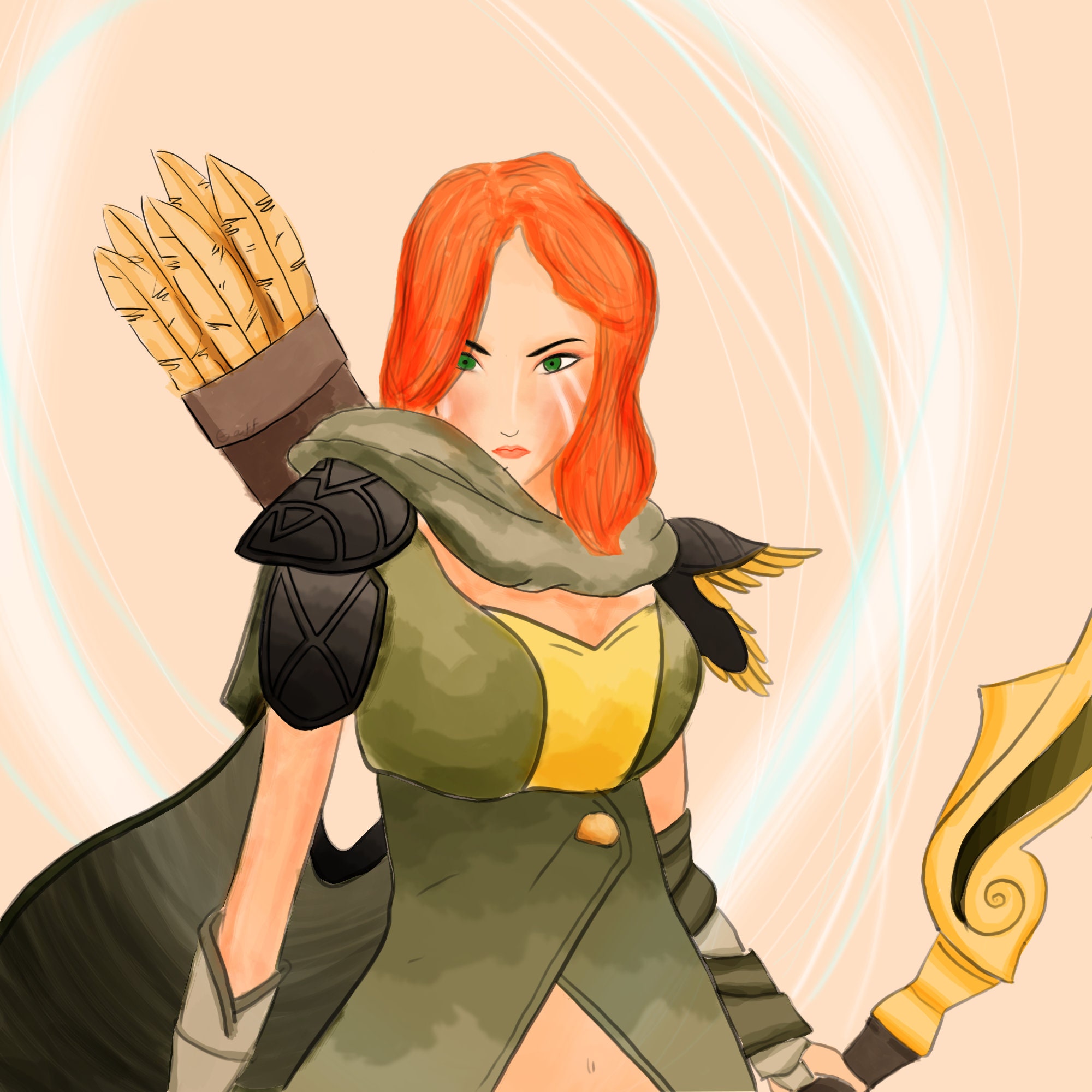 Windranger Dota 2 Printable Digital Download Poster - Etsy