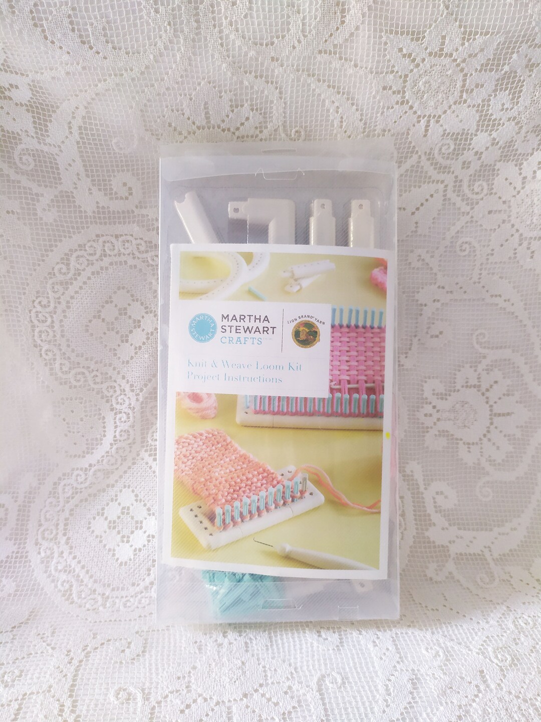 Martha Stewart Crafts Knit Weave Loom Kit With Project Instructions