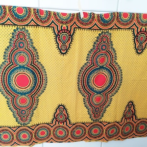 African Fabric, Kanga/ Khanga Sarong Fabric, Vintage Traditional Tanzanian Fabric, African Wrap Garment, Crafting Fabric, Wall Hanging