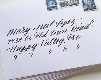 Custom Handwritten Envelope Addressing