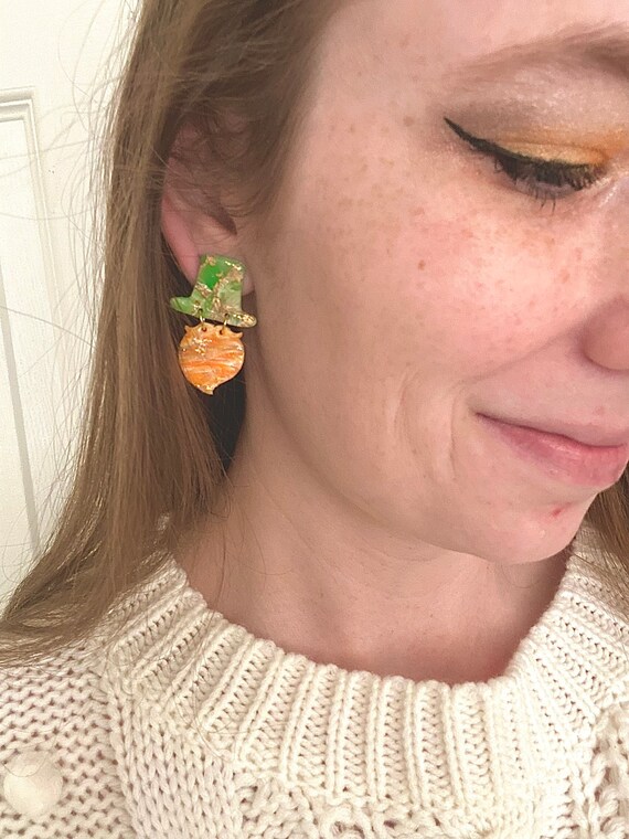 Leprechaun St. Patrick’s Day Earrings