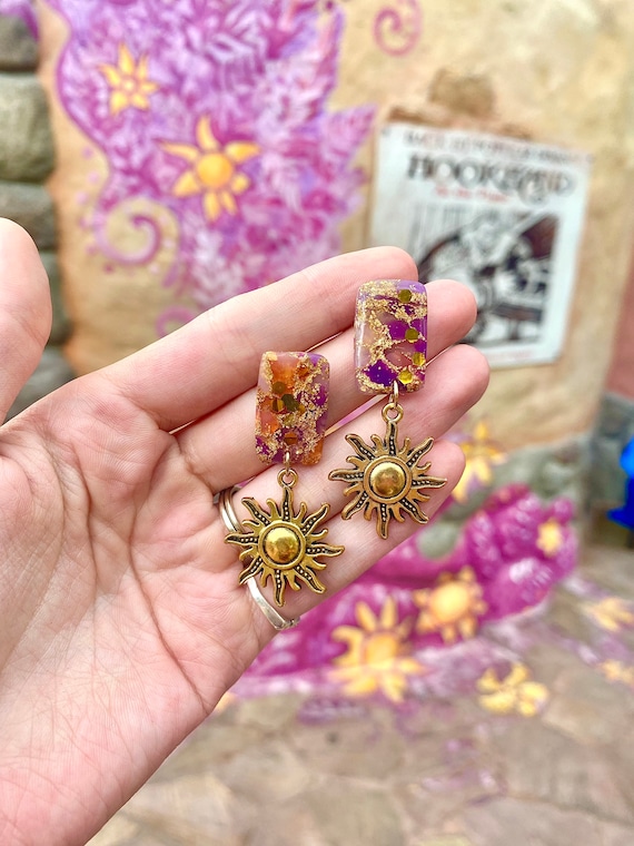 Rapunzel Lantern Inspired Dangle Drop Earrings Etsy Australia