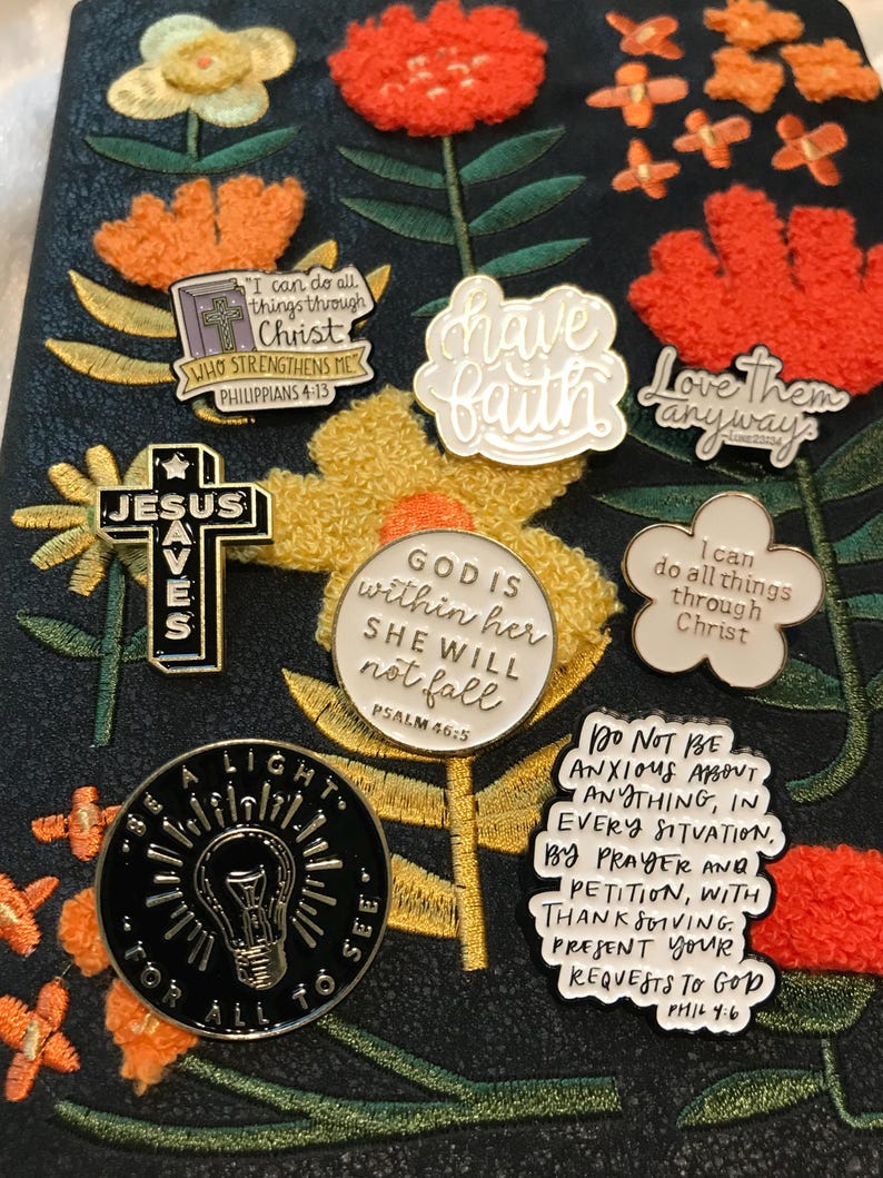 Not Religious Pin Faith Enamel Pin – Christian Mental Health Lapel Pin - Etsy