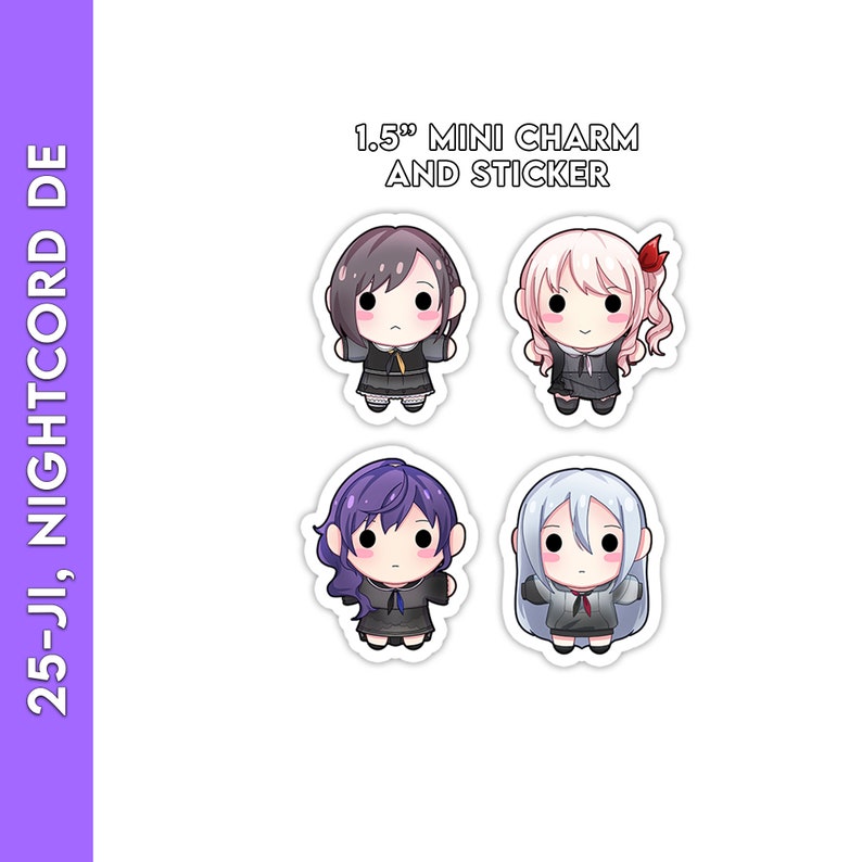 PREORDER Project Sekai 1.5 Mini Acrylic Charm & Stickers Etsy Australia