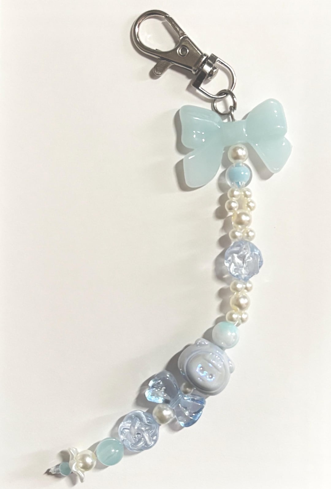 Long String Keychain Cute Blue Theme - Etsy