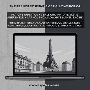France Student Visa Guide: EEF Campus France, Caf Housing Allowance, Visale Guarantor, Vls Ts Anef, Ameli Rib, France Expat Notion OS