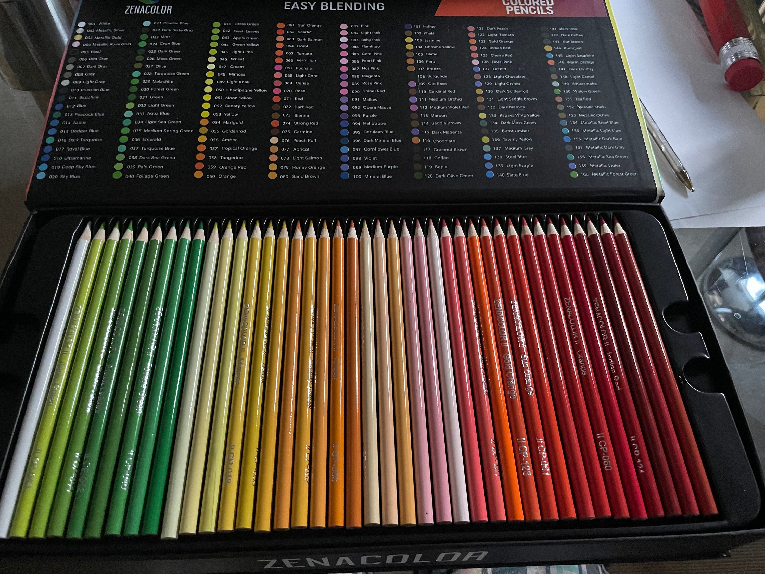 KALOUR 132 Colored Pencils Set,with Adult Coloring Book and
