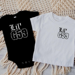 Lil G59, Suicideboys, Grey Five Nine, Scrim and Ruby, Suicide Boys shirt, music tee, punk one-piece, punk toddler, grey day 2025