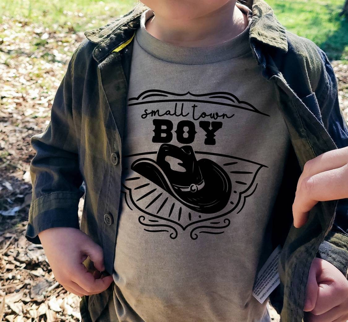 Small Town Boy | Country Clothes for Toddlers | Country Boy Shirts | Southern Boy | Western Style Clothes for Babies | Cute Country Clothes