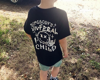 Feral Child Shirt, Cute Shirts for Kids, Wild Child Toddler Tee