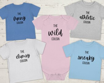 Les TShirts Cousin Crew, Tshirt Baby Cousin, TShirt Cousin pour tout-petits, Chemises Cousin Group, TShirts Cousin assortis