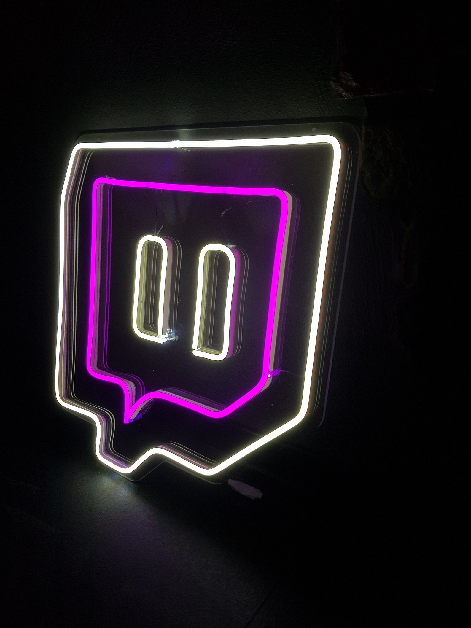 Twitch Neon Sign/ Twitch Logo Neon Sign/ Led Neon Twitch Logo/ | Etsy UK