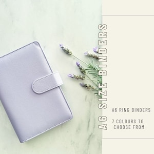 A6 ring binder | binder only | add on | cash envelope binder