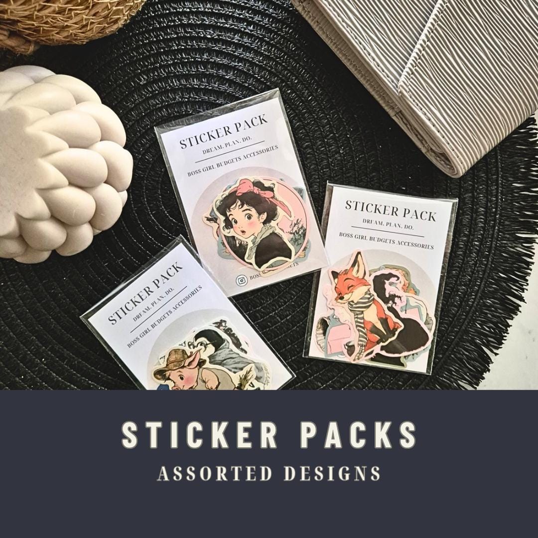Sticker Packs | Add On - Etsy Australia