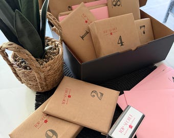 12 Days of Mystery Advent Box | Detective Theme Budgeting Mystery Box