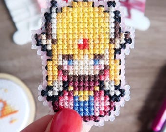 Cross-stitch pattern (PDF download) - Zelda | Sprite, Cute, Geek, Video Game