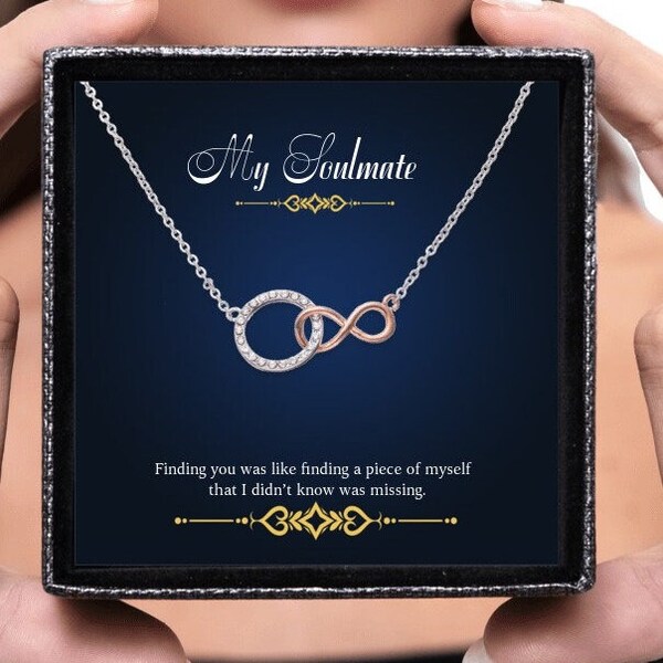 Soulmate - Finding You - Infinite Bond Infinity Circle Necklace