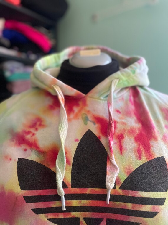 tie dye adidas sweater