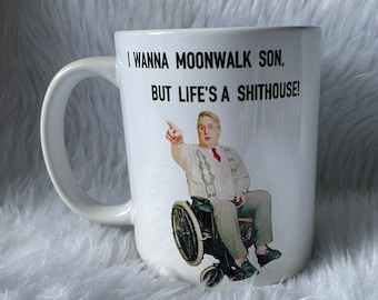 Peter Kay mug, Phoenix nights mug, Brian potter, moonwalk mug, coffee mug, personalised mug,