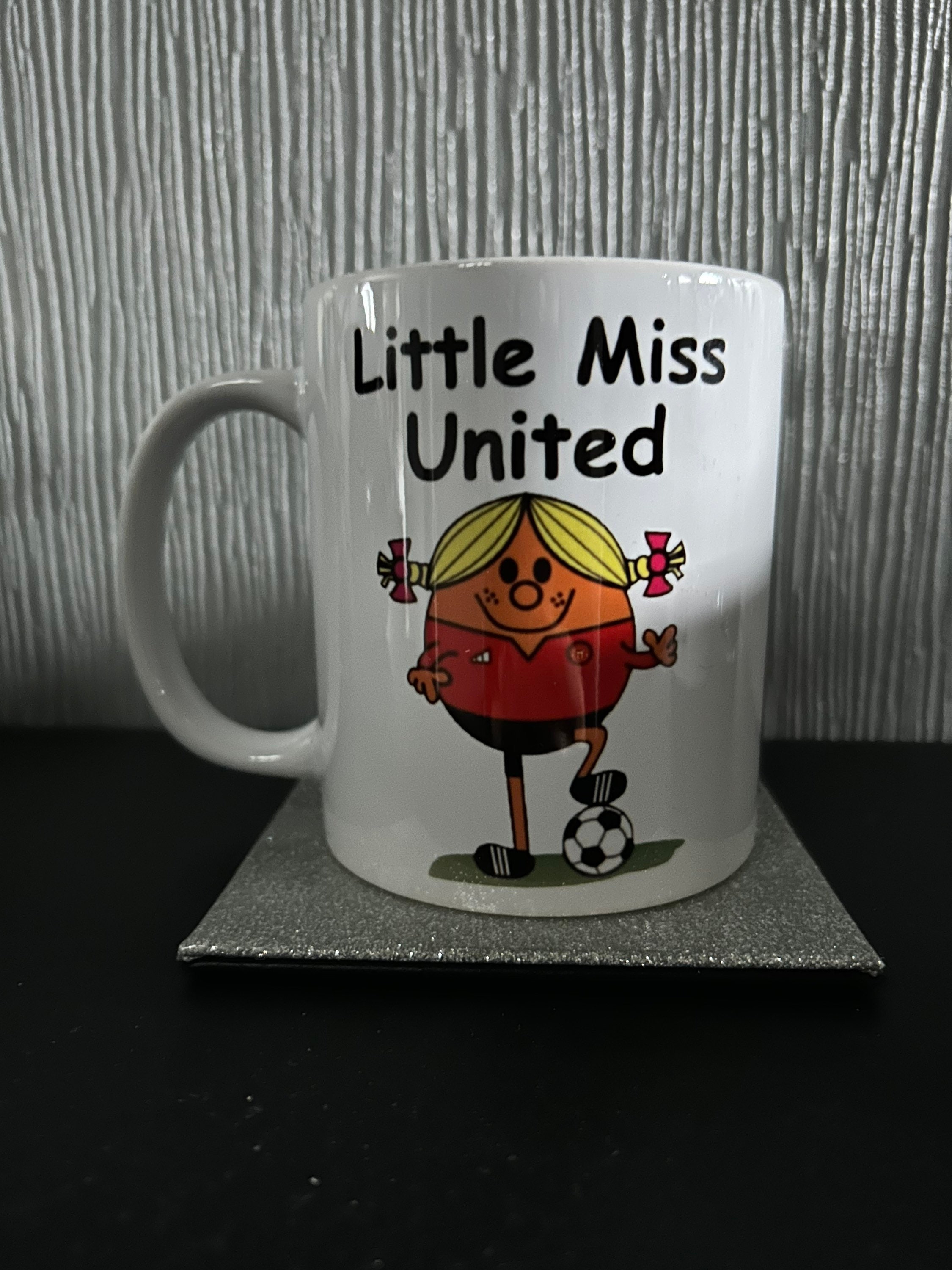 Little Miss United, Manchester United, Novelty Mug, Gift for Her, Gift