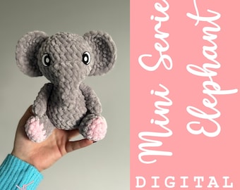 Mini Elephant Pattern | Crochet Elephant Pattern | Elephant Pattern | Mini Crochet Pattern