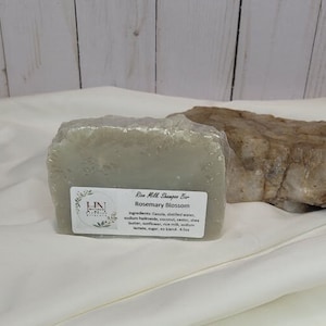 HIJOVI Naturals Rice Milk Shampoo Bar: Rosemary Blossom, 4.5oz