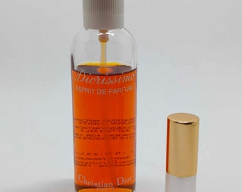 Zeer zeldzame Christian Dior - Diorissimo Esprit de Parfum 5ml reisspray/decanteren.