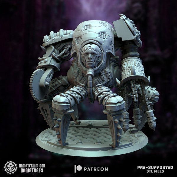 Hell mech - Immaterium God/Sci-fi/Tabletop Miniature