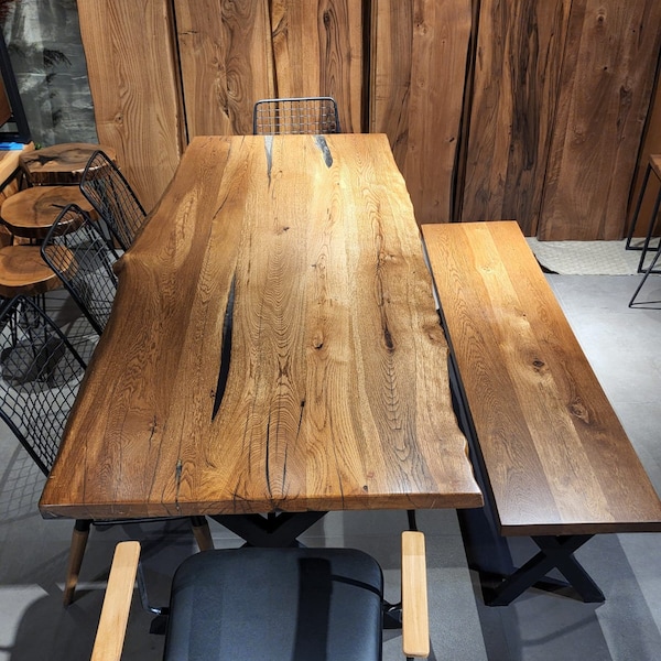 Natural Wood Table Etsy