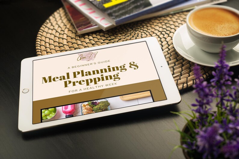 7-Day Meal Planning and Prepping Ebook | Weekly Meal Plan for Healthy Eating | Easy Meal Prep Guide | Meal Planning for Beginners | Simple Recipes and Grocery Lists | Healthy Meal Prep Tips | Digital Meal Planner |