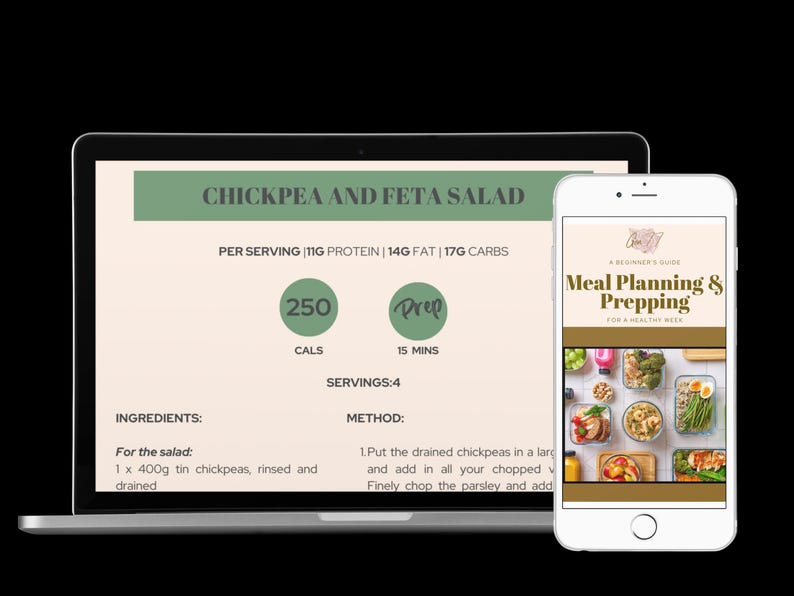 7-Day Meal Planning and Prepping Ebook | Weekly Meal Plan for Healthy Eating | Easy Meal Prep Guide | Meal Planning for Beginners | Simple Recipes and Grocery Lists | Healthy Meal Prep Tips | Digital Meal Planner |