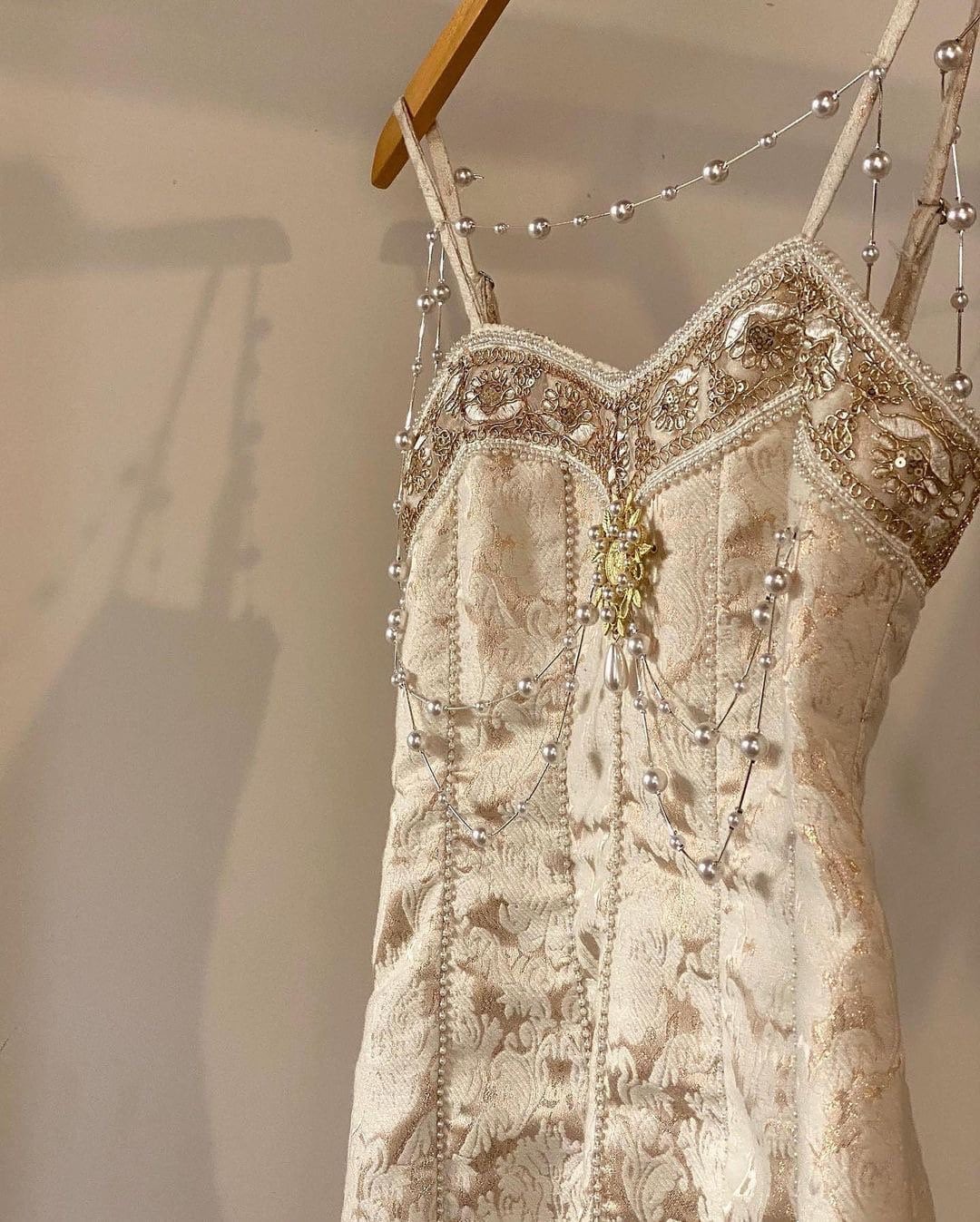 Sybil Baroque Pearl Mermaid Dress Summer French Vintage - Etsy