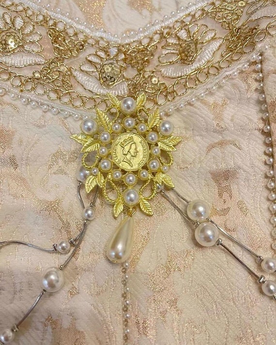 Sybil Baroque Pearl Mermaid Dress Summer French Vintage - Etsy