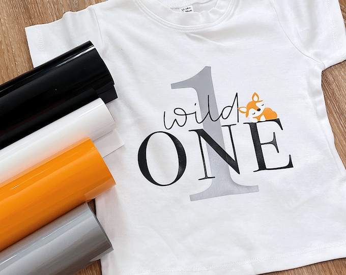 Geburtstagsshirt für Babys und Kinder personalisiert mit Zahl und Name. Geschenkidee zum