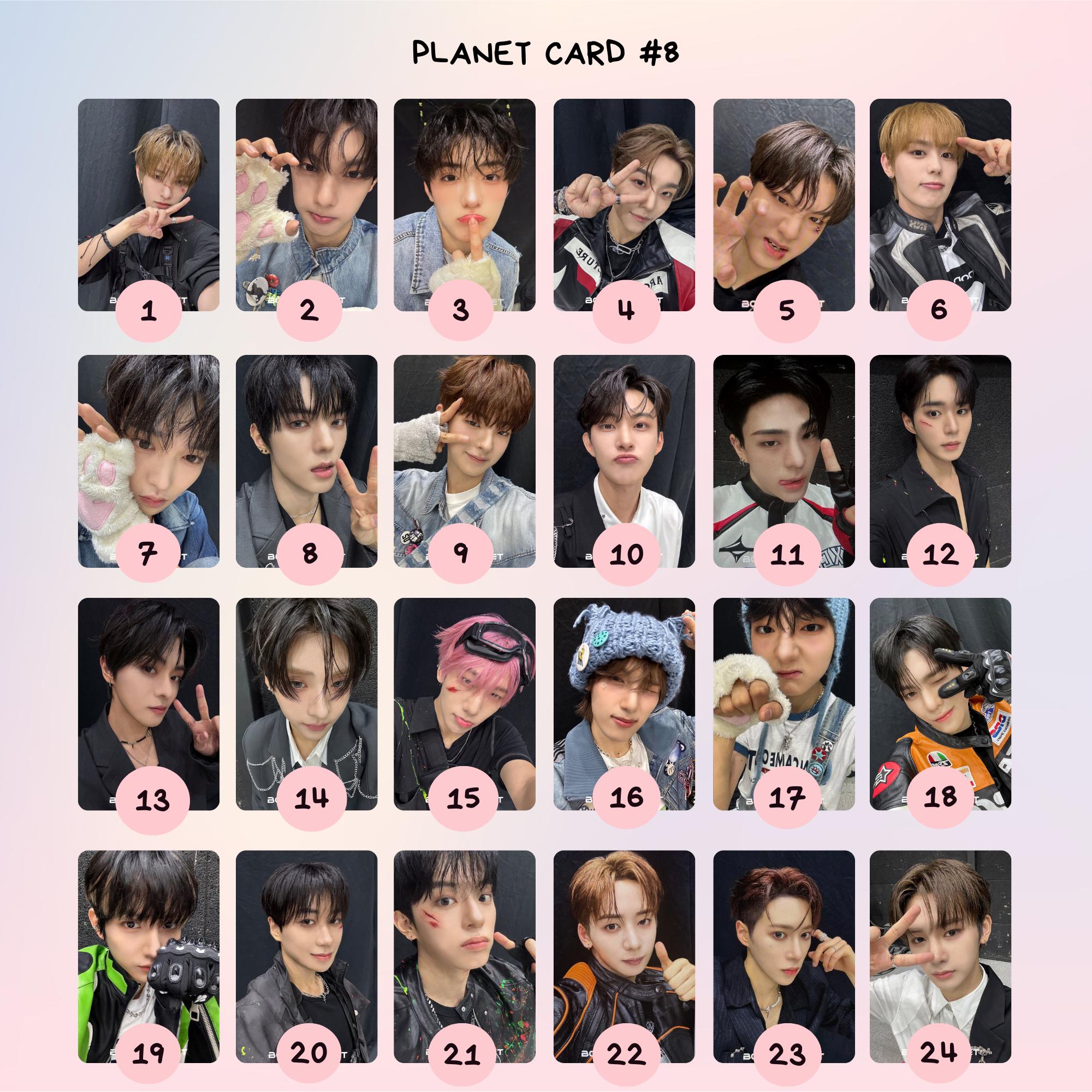 Boys || Planet Photocards | Fanmade PLANET CARDS - Etsy