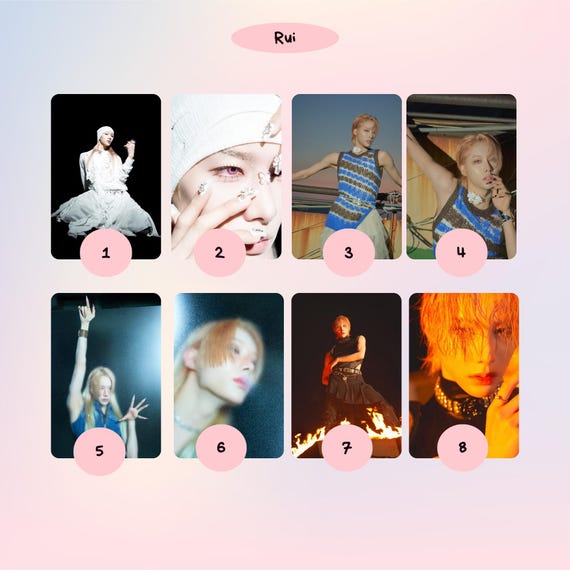 在庫ラスト XLOV 1stmusic ルイ トレカ 미공개 포토카드 XLOV [I ONE] Concept Photocards - Etsy